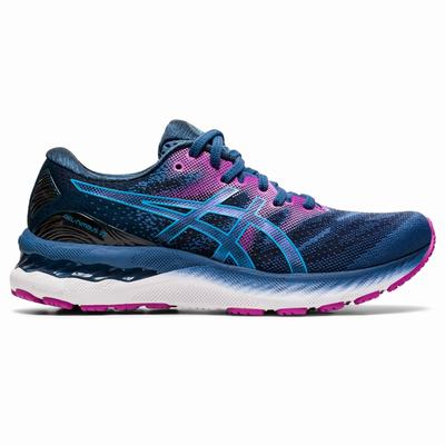 Női Asics Gel-Nimbus 23 (D) Futócipő AS8712439 Sötétkék/Világos Türkiz